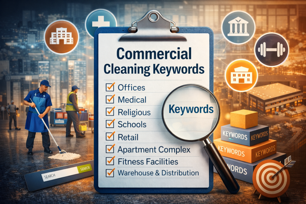 Commercial Cleaning Company Master Keyword List for 2026
